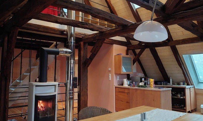 Hafnerhaslach House | Exceptional vacation apartment in a converted barn in the Stromberg Nature Park