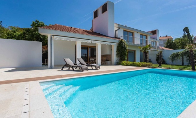Klimno Villa | Exclusive and modern Casa Vidmar with a large swimming pool