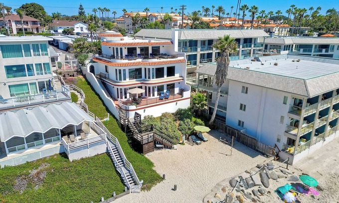 Carlsbad Village House | Exclusive Beachfront Duplex in Carlsbad Village – Ocean Views, Sleeps 9