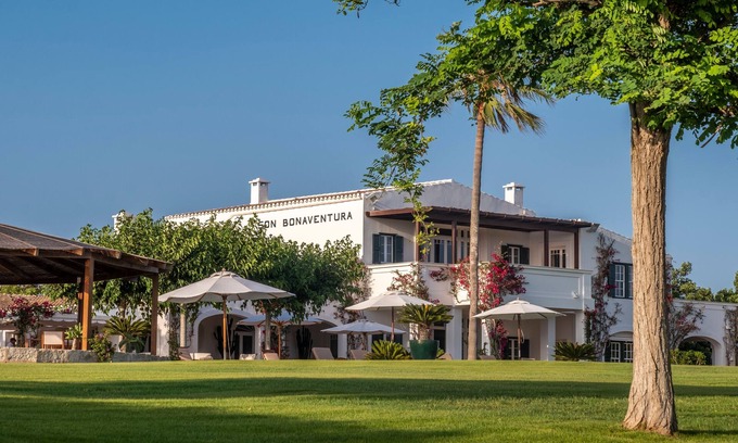 Sant Lluis House | Exclusive luxury estate with padel court, mini-golf, hot tub & pools