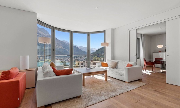 St. Moritz Apartment | Exclusive St. Moritz Apartment with Lake View and Spa