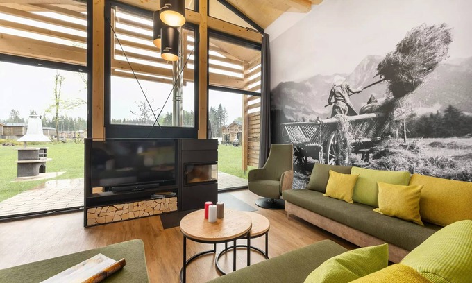 Leutkirch im Allgau House | Exklusives Wellness-Cottage für 6 Personen