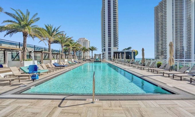 Hollywood South Central Beach Apartment | Experience coastal elegance with breathtaking bay views, modern décor, and unparalleled luxury