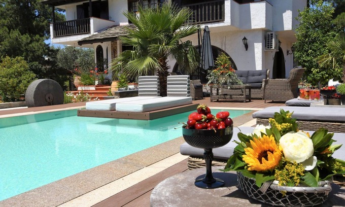 Megalos Prinos Villa | Exquisite Thassos Villa | Villa Chateau | 3 Bedroom | Private Pool | Sea View |.