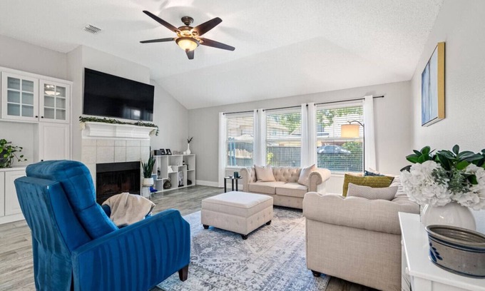 Flower Mound House | Extended Stay Fun Outdoor Games Gym BBQ and Dining