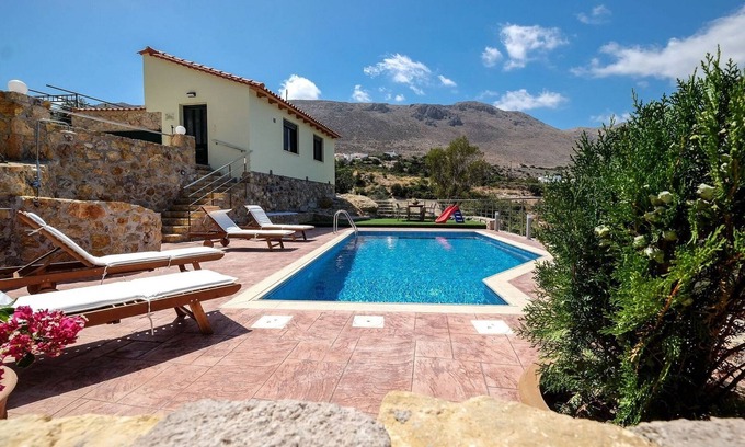 Afrata Villa | Extraordinary Platanias Villa | Villa Chi - Chi | 1 Bedroom | Private Pool with.