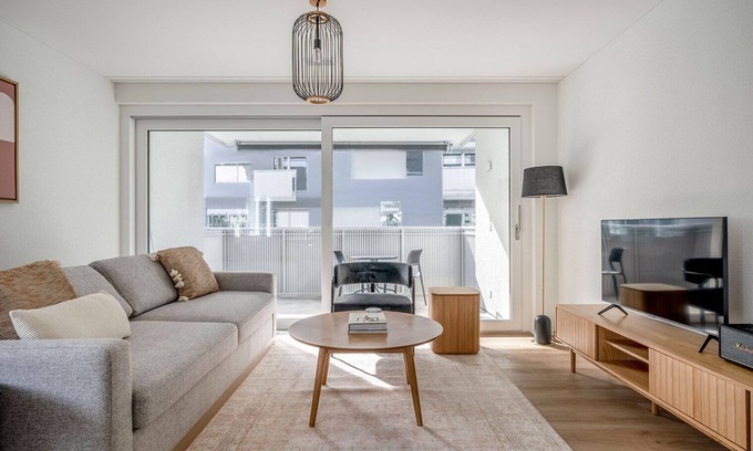 Altstetten Apartment | Fab Altstetten 1BR w/Private W/D, nr Shopping, by Blueground