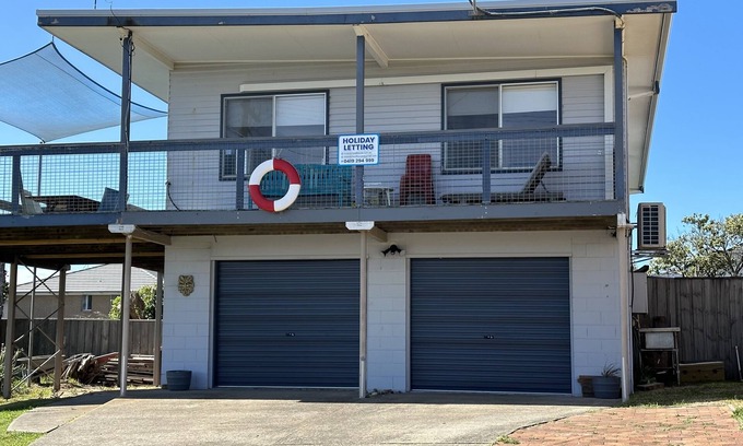 Crowdy Head House | Fabulous views from the deck across Crowdy Bay,the harbour,ocean and hinterland.