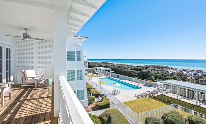 Gulf District Condo | Fall Availability! WaterColor Beachside Condo #13! Amazing Gulf Views! 4 Adult Bikes!