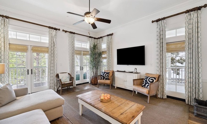 Watercolor Condo | Fall Availability! Park District! Views of Cerulean Park! TVs in all bedrooms