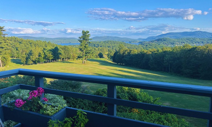 Sunapee Condo | Fall foliage! Jaw-dropping views. Gorgeous 4-bed by hiking trails + the lake