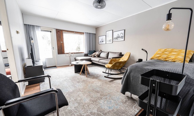 Ranua Apartment | Family- and pet-friendly, cozy 2-bedroom apartment with sauna in Ranua downtown