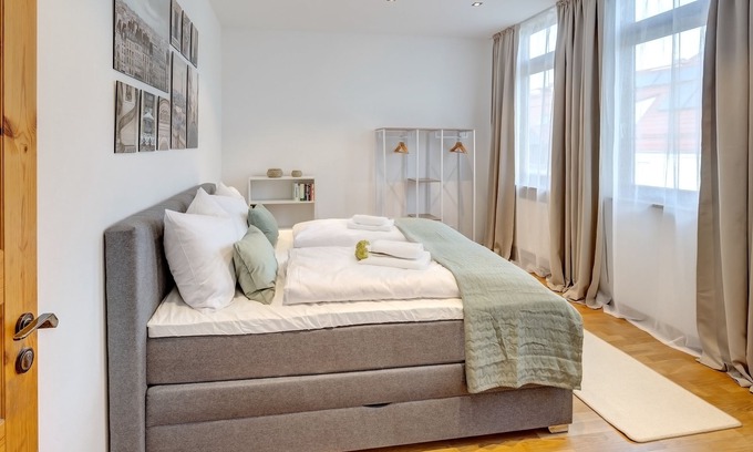 Oberhausen Apartment | Family apartment with foosball table and parking space
