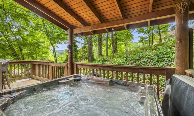 Gatlinburg Cabin | Family Cabin - Private Hot Tub, Game Rm, Disc Golf, Pets