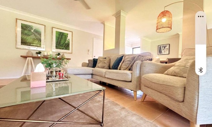 Sandstone Point House | Family friendly 3 bedroom house with garden, full amenities, and use of pool.