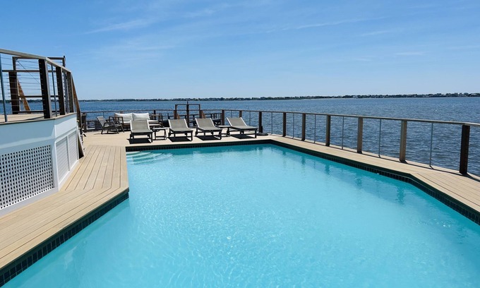 Westhampton House | Family Friendly Home on the Water with Pool, Paddleboard, Kayak, & Private Beach