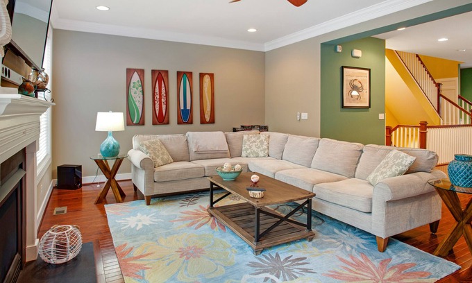 Sawgrass South House | Family-Friendly Beach Home with High Speed WiFi, Washer/Dryer, Central AC