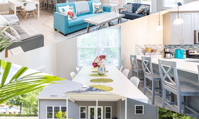 Newport News House | Family fun Grotto waterfall Bethel Oasis