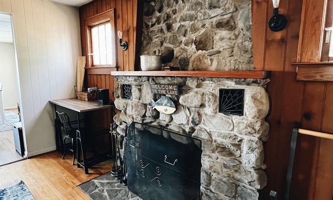 Penn Lake Park House | Family fun lake house w/ a View, Hot Tub & Game Room