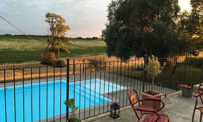 Puginier House | Family home in the country with swimming pool