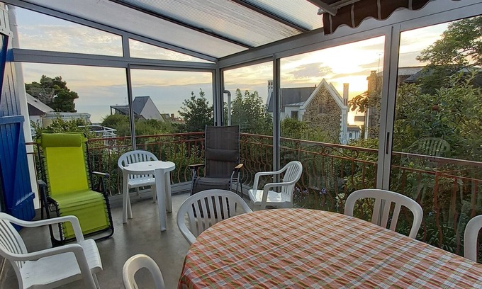 Pleneuf-Val-Andre House | Family home with lovely sea views, 300 m from the beach.