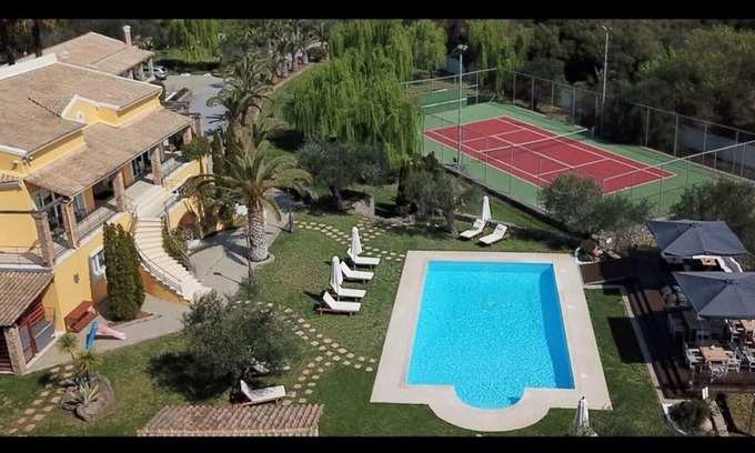 Vassilatika Villa | Family Privilege Villas | Sleep 12 - 16 People | Tennis Court & Heated Pool