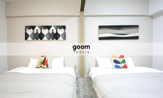 Chuo-ku Hotel | Family room 2 queen beds with kitchen Nonsmoking /Fukuoka Fukuoka