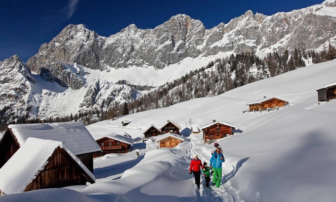 Ramsau am Dachstein Cottage | Family room with shower, WC - Timmelbauerhof
