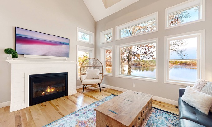 West Wareham House | Fantastic lakefront home with firepit, game room, fireplace & W/D - dog-friendly