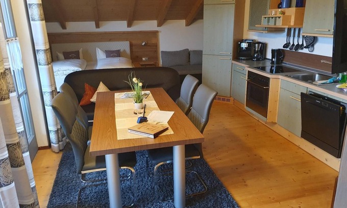 Langdorf Apartment | Feriendomizil im Nationalpark Bay. Wald. Saunabereich im Haus.