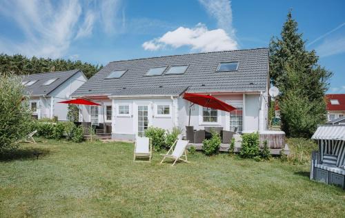 Luetow House | Ferienhäuser Insel Usedom Haus Diego 9 - Blick aufs Achterwasser! Whirlpool und Sauna