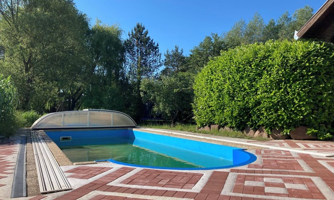 Nemesvid House | Ferienhaus mit Pool und Sauna