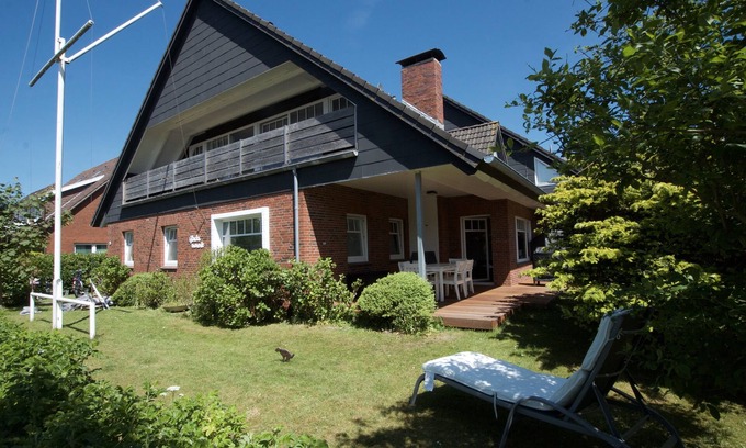 Langeoog House | Ferientraum auf Langeoog, Mehrgenerationenurlaub. Garten + Überdachte Terasse