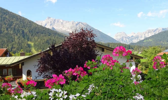 Unterschonau Apartment | Ferienwohnung Nr. 5, 1 bis 2 Personen, 55 qm, 1 Schlafzimmer, Wohnraum mit Schlafcouch, separate Einbauküche, Balkon