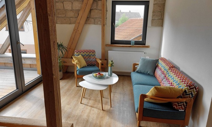 Herbrechtingen Apartment | Ferienwohnung Heuboden