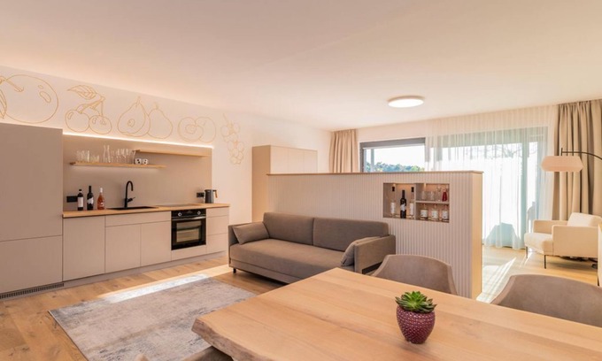 Sebersdorf Apartment | Ferienwohnung Lind Fruchtreich - Appartement/fewo, Dusche, WC, Terrasse
