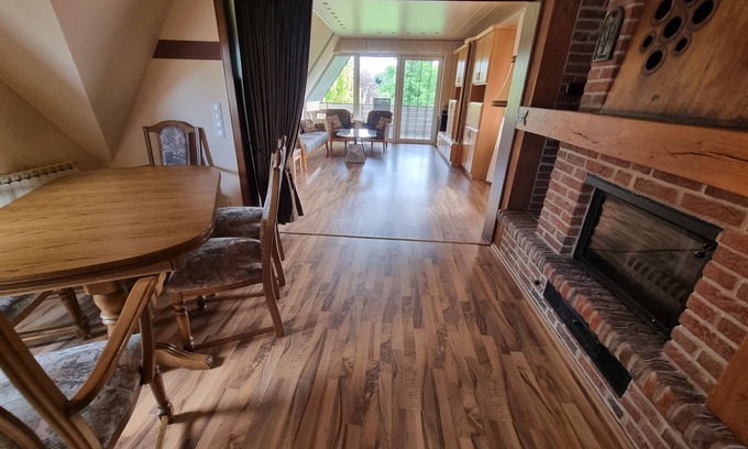 Leeden Apartment | Ferienwohnung mit Balkon im Wunderschönen Tecklenburg, Wanderwege