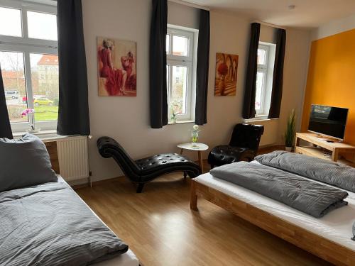 Dessau Apartment | FeWo "Franzi" 5 Personen, zentrale Lage, Parkplatz