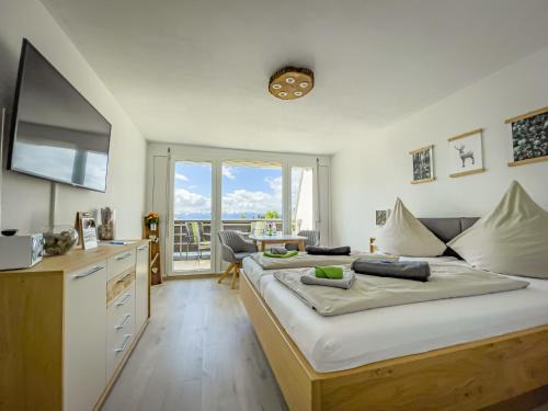 Scheidegg Apartment | FeWo Längl -Alpenguck- mit Pool und Sauna im Allgäu