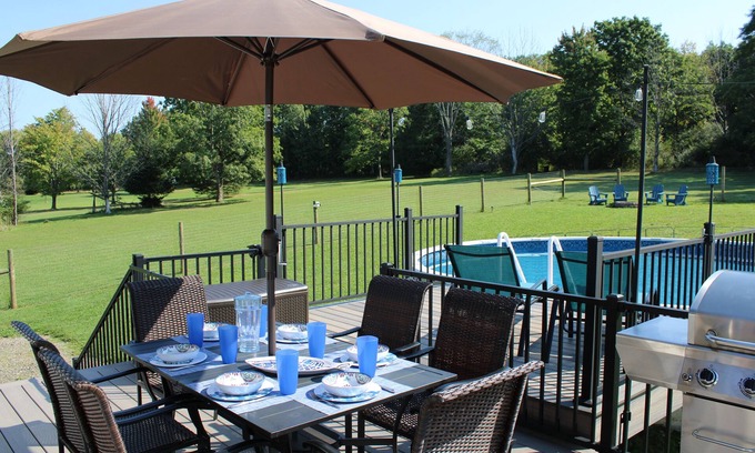 Hammondsport House | Finger Lakes House has private Pool, Fire Pit & Extra Amenities in Hammondsport