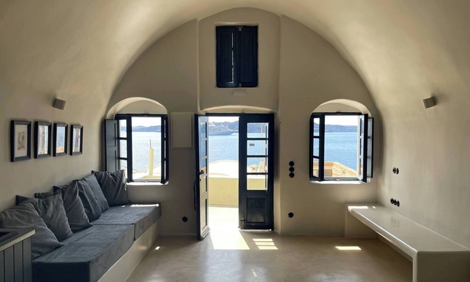 Fira House | Firaoldport Caldera Sea & Volcano View - 2 Joined Houses