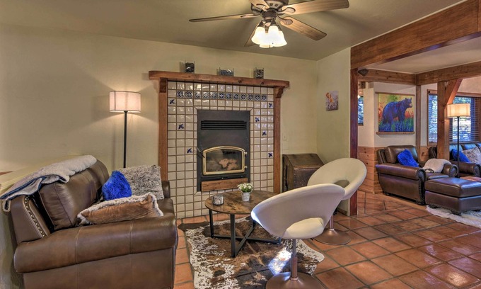 Swiss Manor House | Flagstaff Home w/On-Site Trails, 3 Mi to Dtwn!
