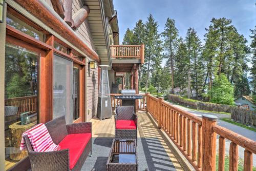 Somers Apartment | Flathead Lake Getaway with Balcony, Fireplace!