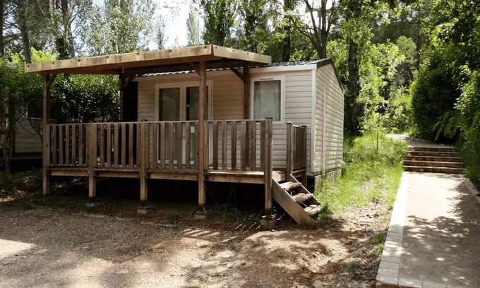 Villecroze House | Flower Camping Les Cadenières * - Mobil home Comfort without air conditioning 18m2 1Ch. 2/4P 4 persons