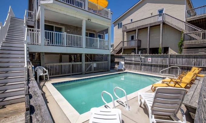 South Nags Head House | Footloose | Oceanfront | Private Pool | Nags Head