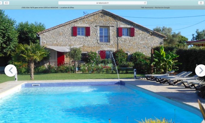 Saint-Jean-de-Maruejols-et-Avejan Other | Fully restored farmhouse on the banks of a river between Ardèche and Provence, sleeps 14