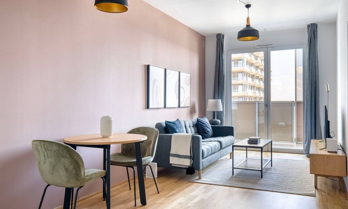 Erdberg Apartment | Fresh Landstraße 1BR w/Pool, Gym & Cellar, nr Hyblerpark, by Blueground
