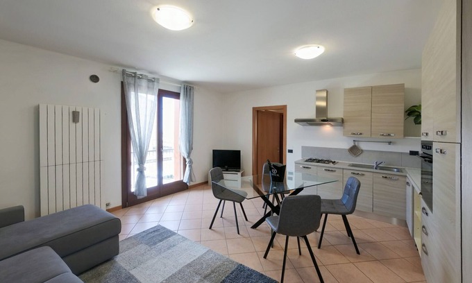 Gazzo Veronese Apartment | FURIUS APARTMENTS - 9A: Design two-room apartment with reserved parking space.