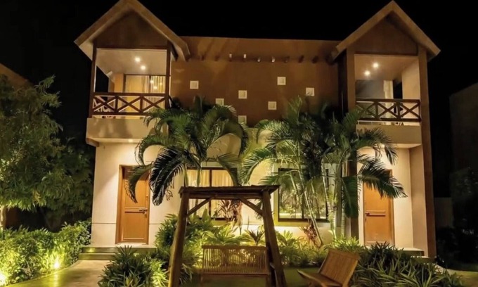Olpad House | Furnished 3 BHK villa with infinity swimming pool, restaurant and game zone.