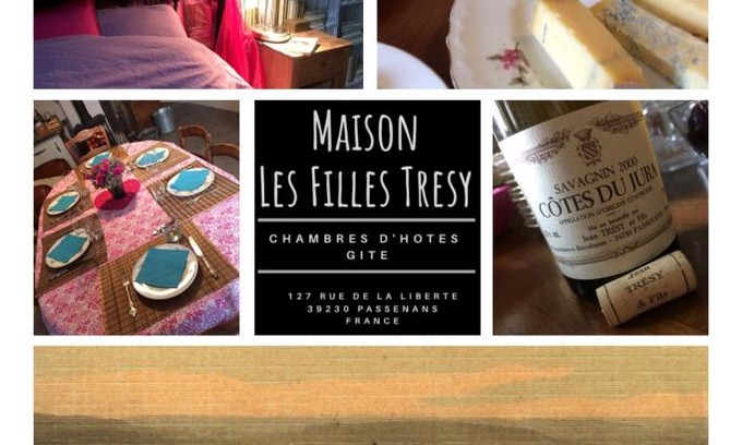 Passenans Apartment | Gîte Chambre de la Tante Camille - Les Filles Tresy